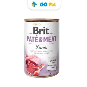 Brit Pate & Meat Lamb Lata 800 Gr -Cordero