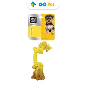 Pet Care Soga Dos Nudos - Amarilla para Cachorros