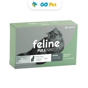 Feline Full Spot Pipeta para Gato 2.1 - 5 Kg - Antipulgas y antiparasitario