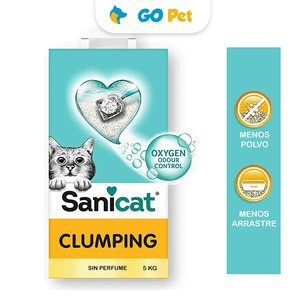 Sanicat Clumping 5 kg - Arena Aglomerante para Gatos