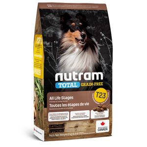 Nutram T23 Total Grain-Free Turkey, Chicken & Duck Dog 2 Kg - Libre de Grano - Pavo - Pato