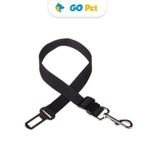 Cinturón De Seguridad Ajustable Para Mascotas Color Negro