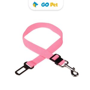 Cinturón De Seguridad Ajustable Para Mascotas Color Rosa