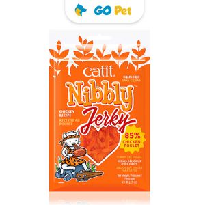 Cat It Nibbly Jerky Snacks para Gato - Pollo 30 gr