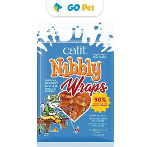 Cat It Nibbly Wraps Snacks para Gato - Pollo y Pescado 30 gr