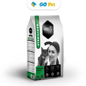 Amity Premium Cats Chicken & Rice Sterilized 1.5 Kg - Gato Adulto Esterilizado - Pollo