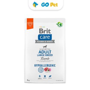 Brit Care Adult Large Breed L&R 3 Kg - Adulto - Raza Grande - Cordero y Arroz