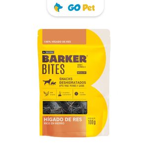 Barker Bites Snacks Deshidratados de Hígado de Res 100 gr