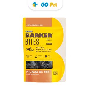 Barker Bites Snacks Deshidratados de Hígado de Res 100 gr