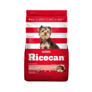 Ricocan Carne y Leche Cachorro Raza Pequeña 1 Kg