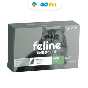 Feline Endo Spot Pipeta para Gato 2.1 - 5 Kg - Antiparasitario para Gatos