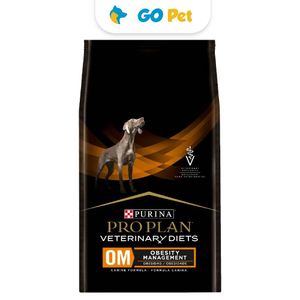 Pro Plan Veterinary Diets Canine OM Obesidad 2 Kg - Tratamiento del Sobrepeso para Perros