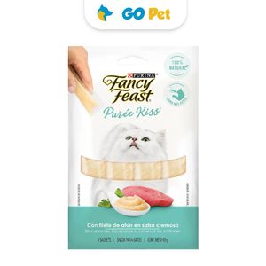Fancy Feast Puree Kiss Atún 10 Gr x 4 und - Vencimiento 01.07.2025