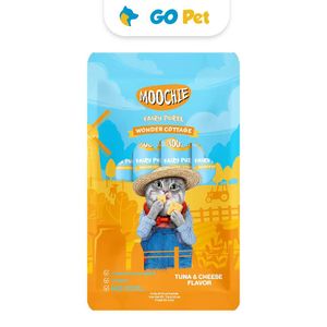 Moochie Tuna & Cheese 15 Gr x 5 Und - Snack para Gato Sabor Atún y Queso - Vencimiento 20.07.2025