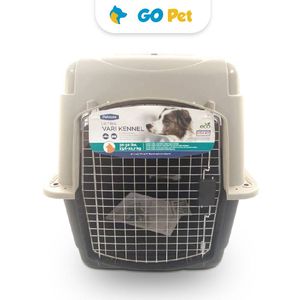 Petmate Transportador Vari Kennel Ultra Fash-Int Negro con Crema (81.3x57.2x61 cm)