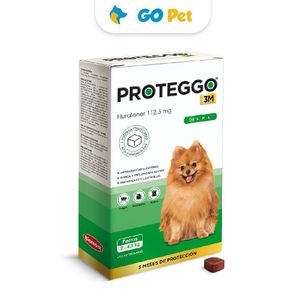 Proteggo 3M 112,5mg (2 a 4,5 Kg) x 1 Tableta - Antipulgas para Perros