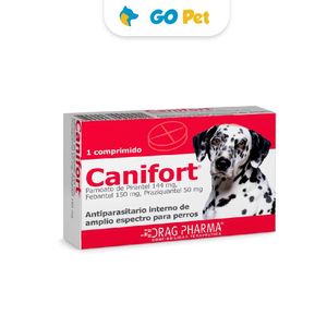 Drag Pharma Canifort x 1 Tableta suelta - Antiparasitario para Perros