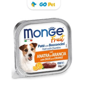 Monge Fruit Pato y Naranja 100 g