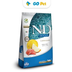 N&D Ocean Feline Salmón y Melón Gato Adulto Castrado 1.5 kg