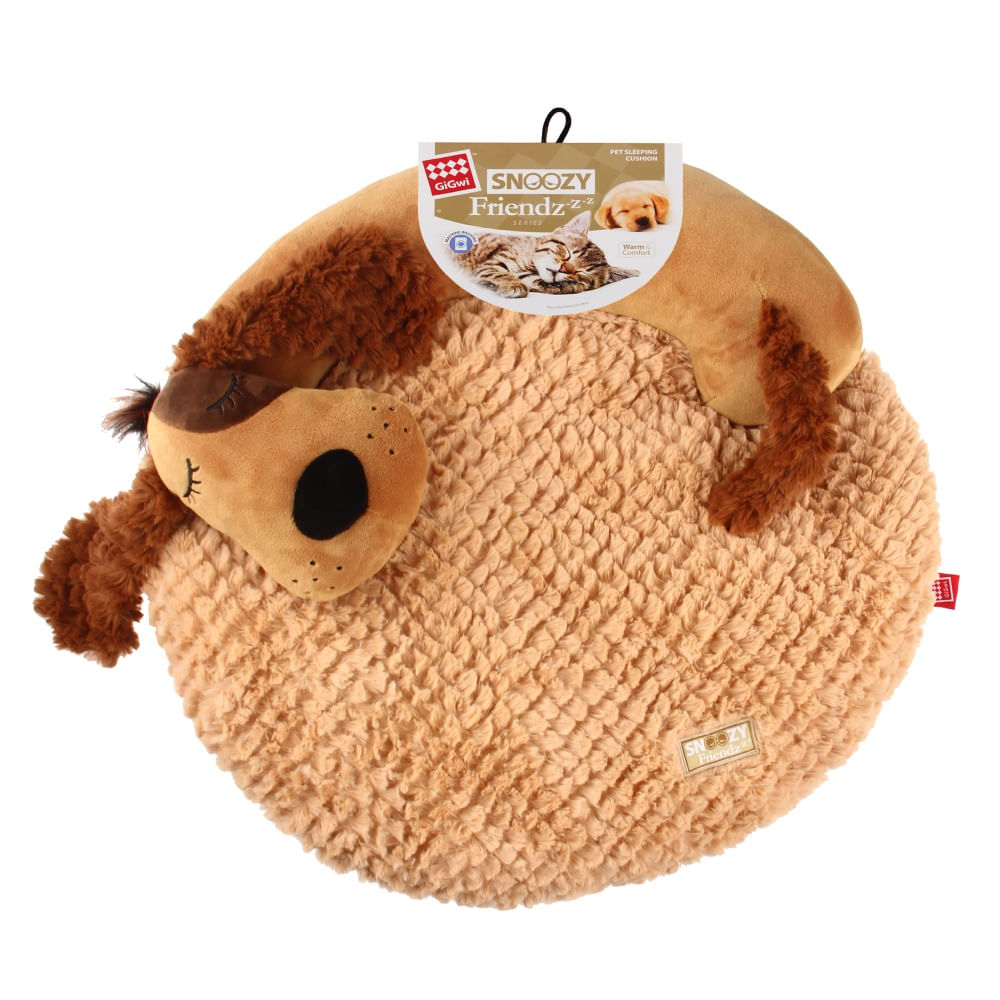 Cojín Peluche Perro 43 Cm – NICI Green – Suave Y Abrazable Para Niños Y Adultos – Ideal Para Casa, Viaje O Regalo – Marrón Y Adorable
