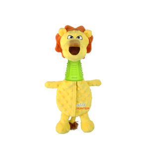 Ludipek Gigwi Juguete para Perros Lion-Plush con Cuello TPR