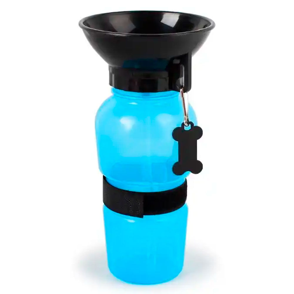 BEBEDERO PORTATIL PARA PERROS MASCOTAS CON PLATO CAPACIDAD BOTELLA 500 ML  HOGAR Mascotas