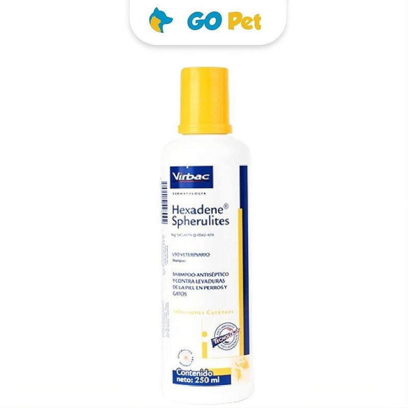 Virbac Shampoo Hexadene Spherulites 250 ml Tienda Go Pet Online.