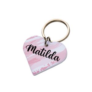 La Plaquita Placa Personalizada Diseño Garabato - Coleccion San Valentin