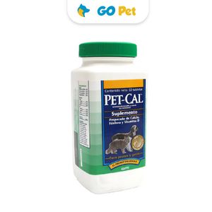 Pet-Cal x 60 Tabs - Suplemento de Calcio para Perros y Gatos