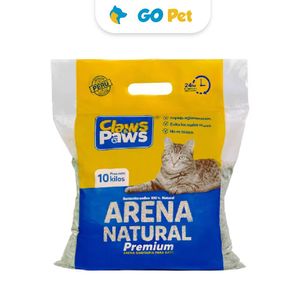 Claws & Paws Arena para Gatos Natural 10 Kg