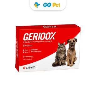 Labyes Gerioox x 30 Tabletas - Suplemento VItamínico para Perros y Gatos