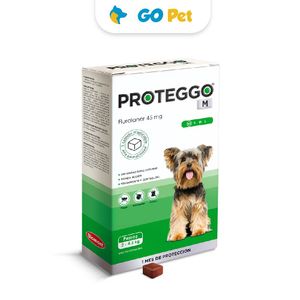 Proteggo 1M 45mg (2 a 4,5 Kg) x 1 Tableta - Antipulgas para Perros