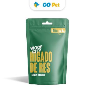 Woof City Hígado de Res x 75 Gr