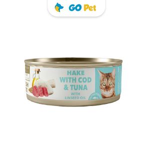 Amity Hake with Cod & Tuna Adult Sterilized Cat Wet Food 80 Gr - Gato Adulto Esterilizado - Merluza