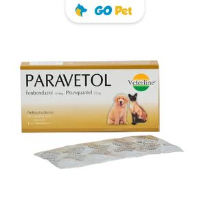 Paravetol x 1 Tableta Suelta - Antiparasitario para Perros y Gatos