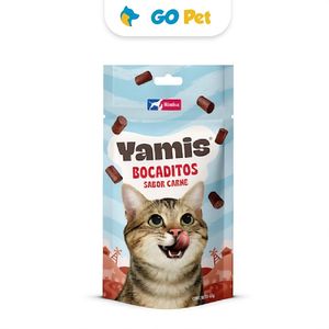 Yamis Gato Bocaditos Sabor Carne x 60 Gr