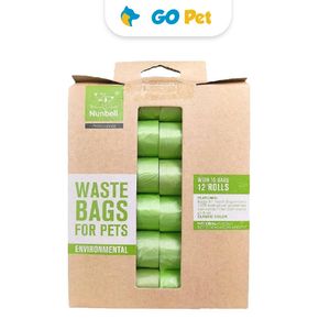Accecan Caja 12 rollos - 180 Bolsitas Verdes Biodegradables