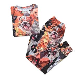 Khurmi Pijama Invierno Collage Pets Damas