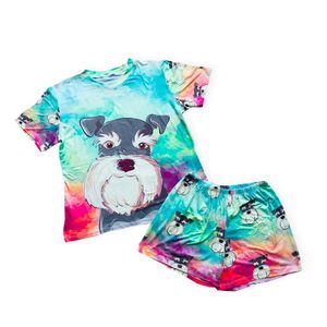 Khurmi Pijama Verano Schnauzer Cara Grande Damas