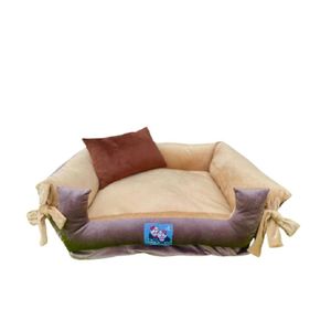 Cutito Pet Cama Premium Hipoalergénica Dutch Velvet Minky Beige