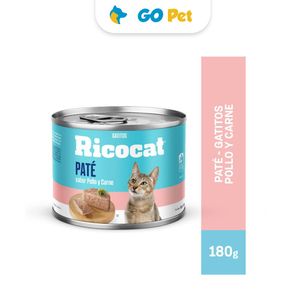 Ricocat Gatitos Pate Pollo y Carne 180 Gr