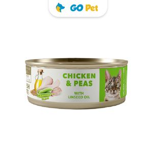 Amity Chicken & Peas Adult Cat Wet Food 80 Gr - Pollo y Guisantes - Vencimiento 30.06.2024