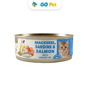 Amity Mackerel, Sardine & Salmon Cat Wet Food 80 Gr - Caballa, Sardina y Salmón