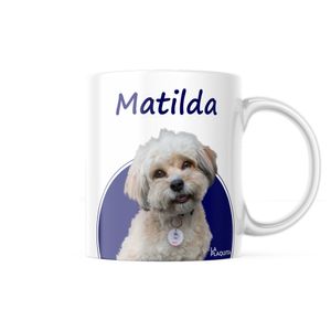 La Plaquita Taza Dog Lover Personalizada con Foto y Frase