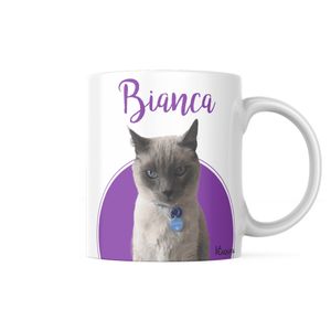 La Plaquita Taza Cat Lover Personalizada con Foto y Frase