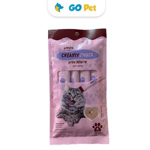 Lopets Creamy Snack Atún Bonito para Gatos 15 Gr x 4 Und