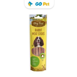 Dog Fest Meat Stick Rabbit 45 G - Palitos De Cordero Y Calostro - Vencimiento 14.08.2024