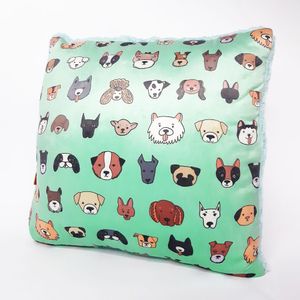 Qala Diseño Almohada Decorativa Amigos Perrunos