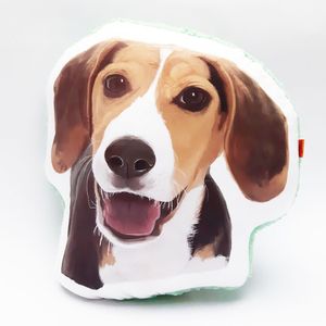 Qala Diseño Almohada Perro Beagle