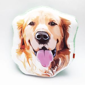 Qala Diseño Almohada Perro Golden